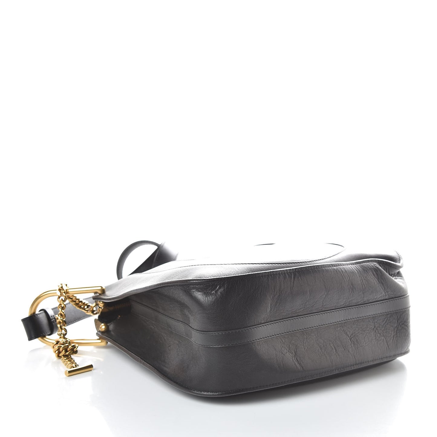 Calfskin Small Hayley Hobo Black