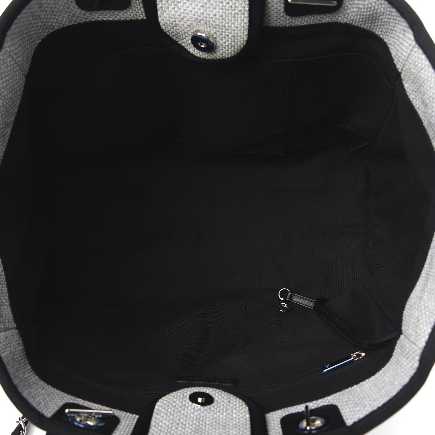 Chanel Canvas Deauville Large Tote Grey 6 of 12