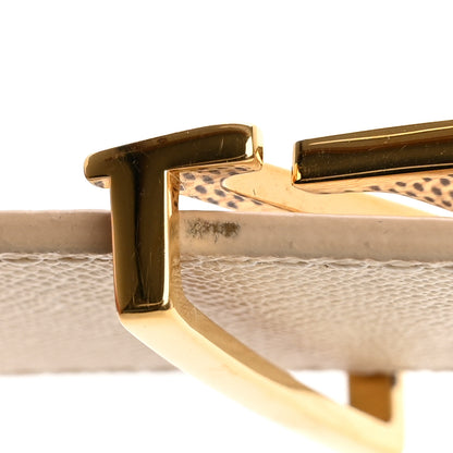 Louis Vuitton Damier Azur LV Initiales Belt 85 34 7 of 8