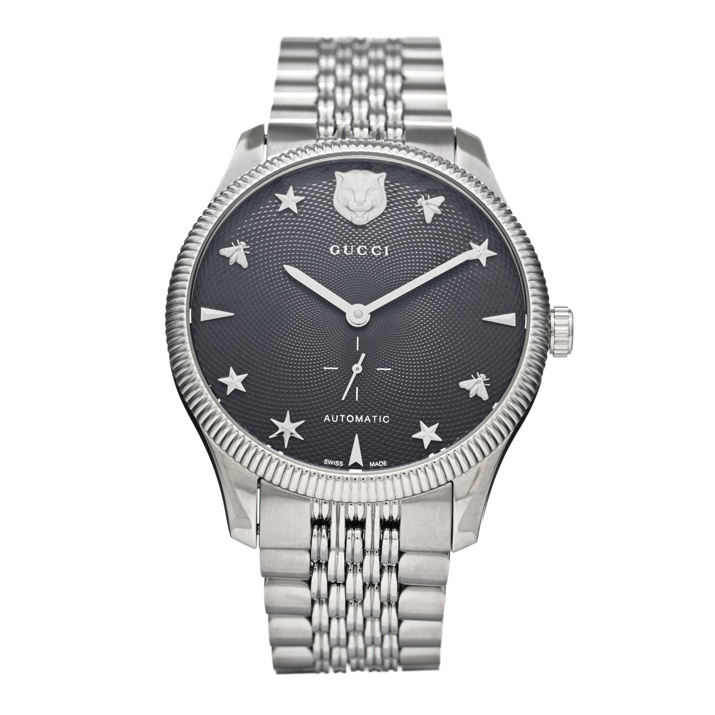 Stainless Steel 40mm G-Timeless Charm Automatic Watch Black