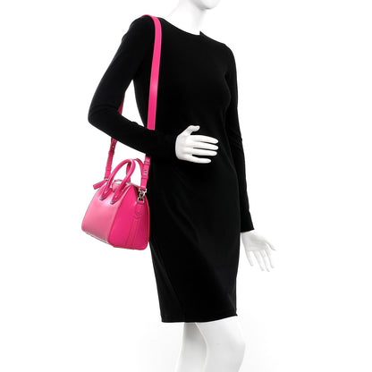 Givenchy Shiny Lord Calfskin Mini Antigona Shocking Pink 2 of 7