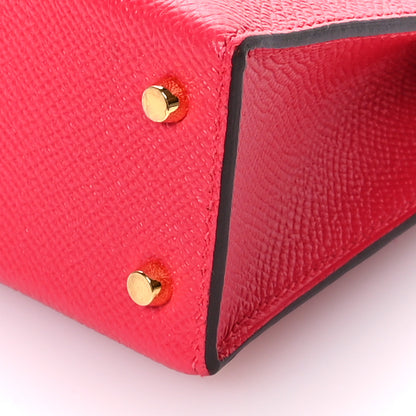 Hermes Epsom Mini Kelly Sellier 20 Rose Extreme 10 of 11