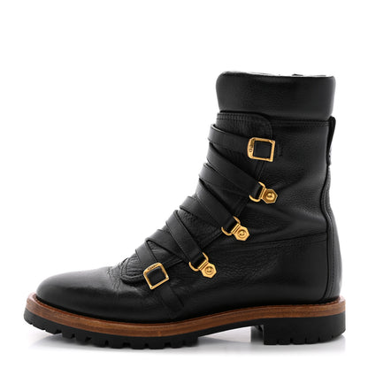 Christian Dior Shiny Calfskin Wildior Low Boot 38 Black 1 of 14