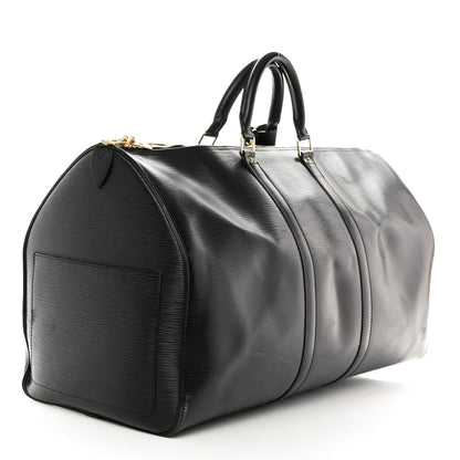 Louis Vuitton Epi Keepall Black 2 of 16