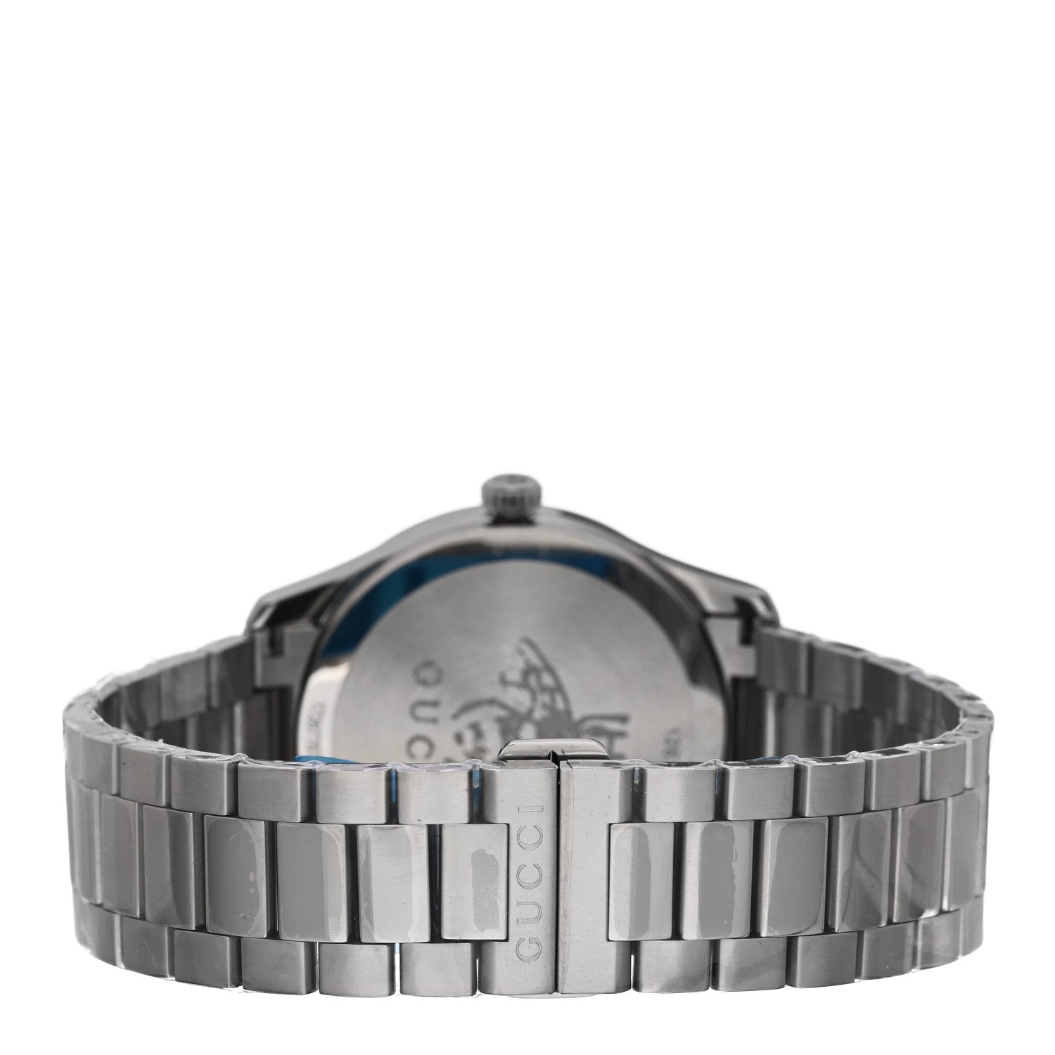 Gucci Stainless Steel 38mm G-Timeless Cat Quartz Watch 3 of 4
