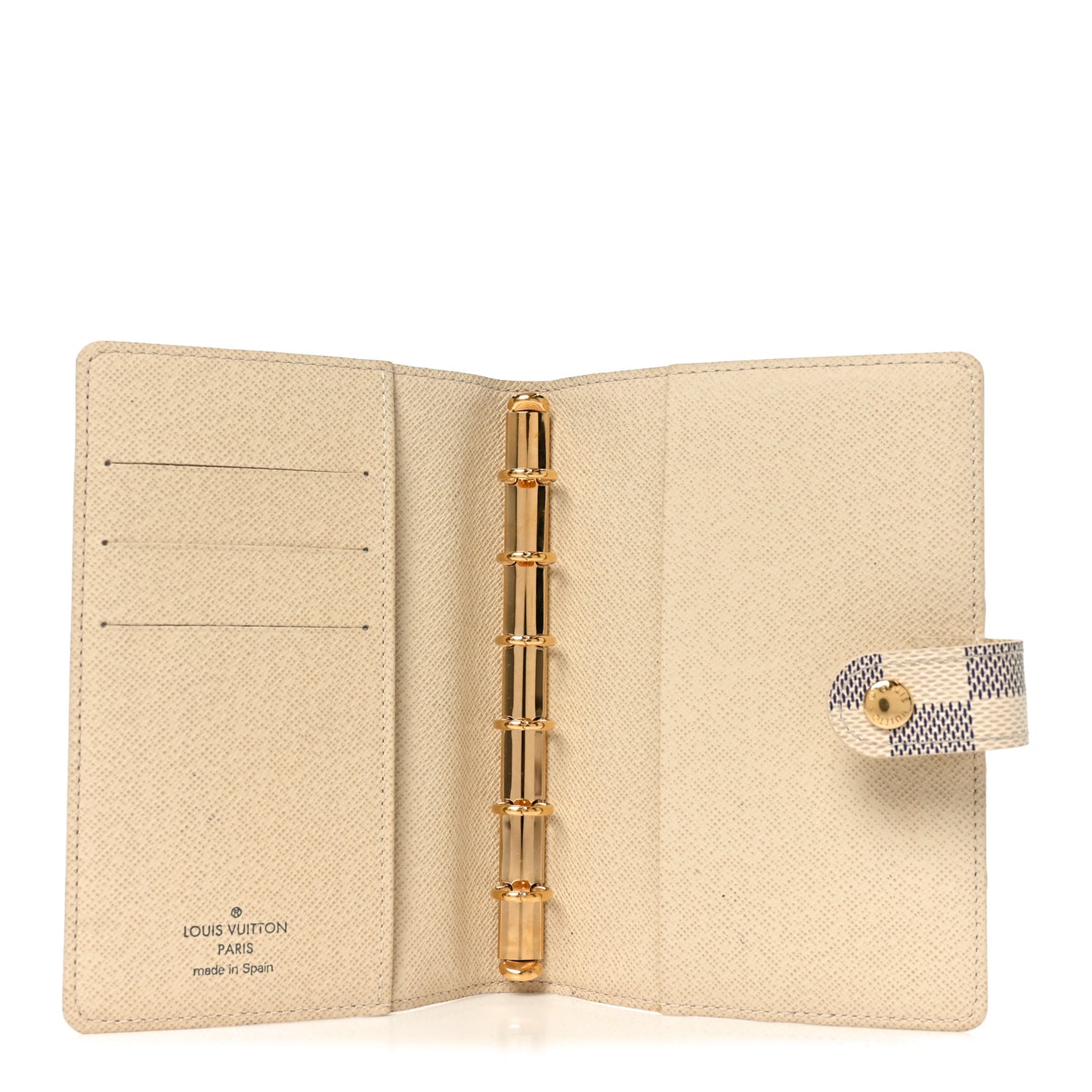 Damier Azur Small Ring Agenda Cover
