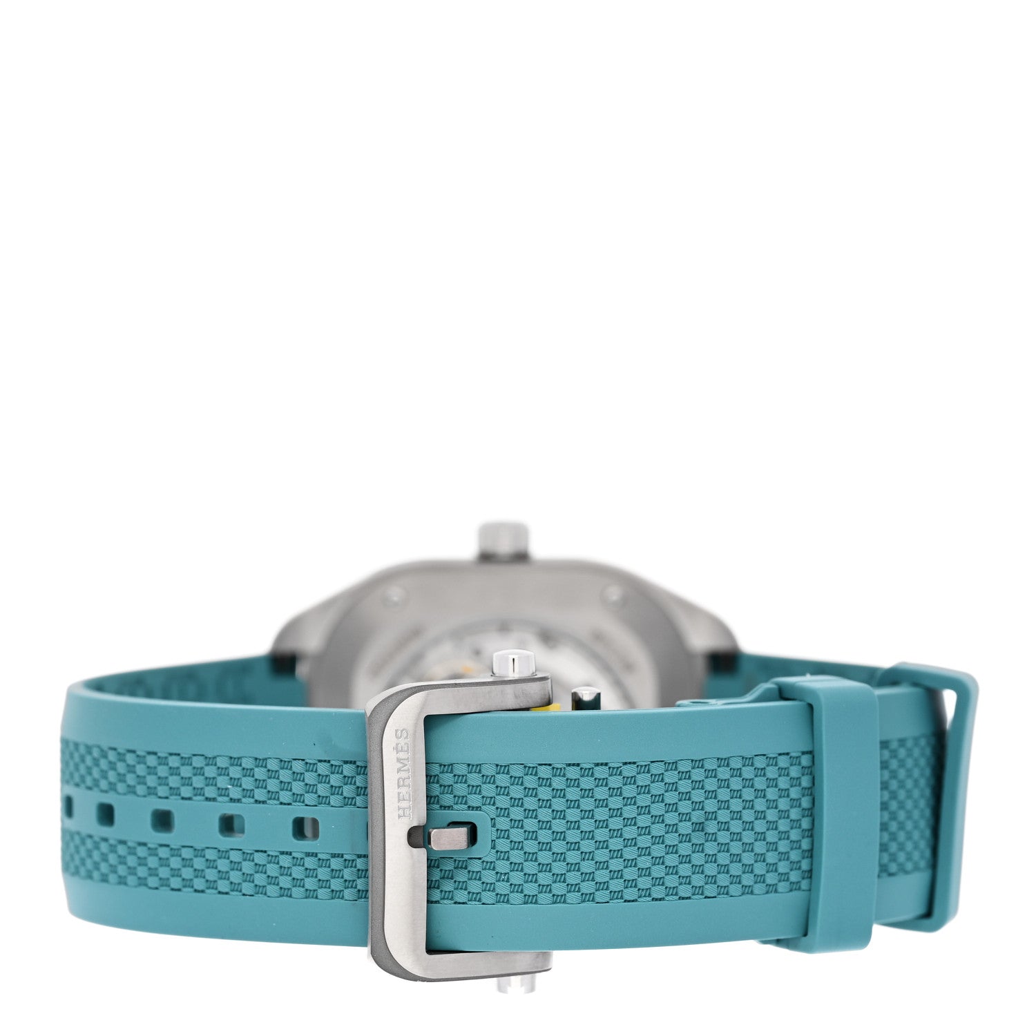 Hermes Titanium Rubber 39mm H08 Automatic Watch Bleu Saint Cyr 3 of 5