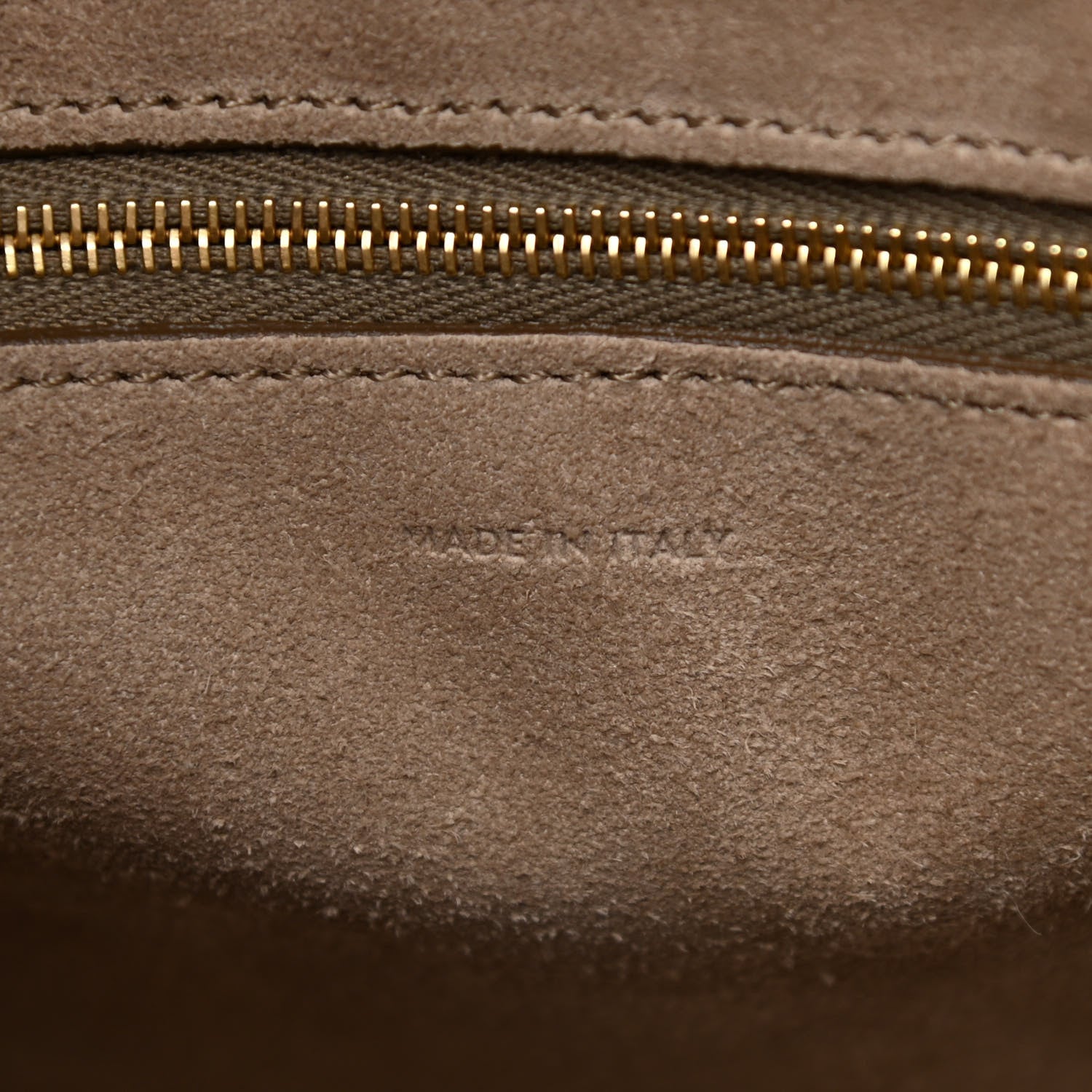 Celine Soft Grained Calfskin Sangle Bucket Bag Taupe 6 of 9