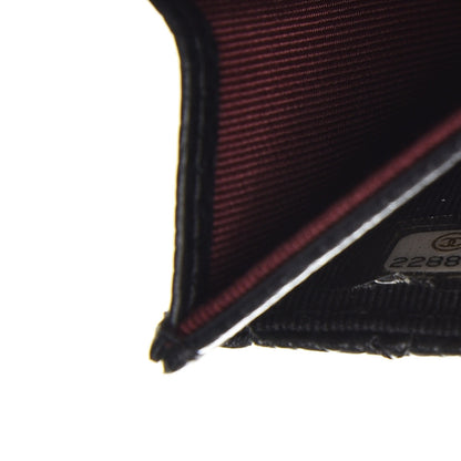 Chanel Caviar Quilted Flap Card Holder Black 8 of 9