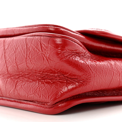 Saint Laurent Crinkled Calfskin Matelasse Monogram Baby Niki Chain Satchel Rouge Eros 10 of 12
