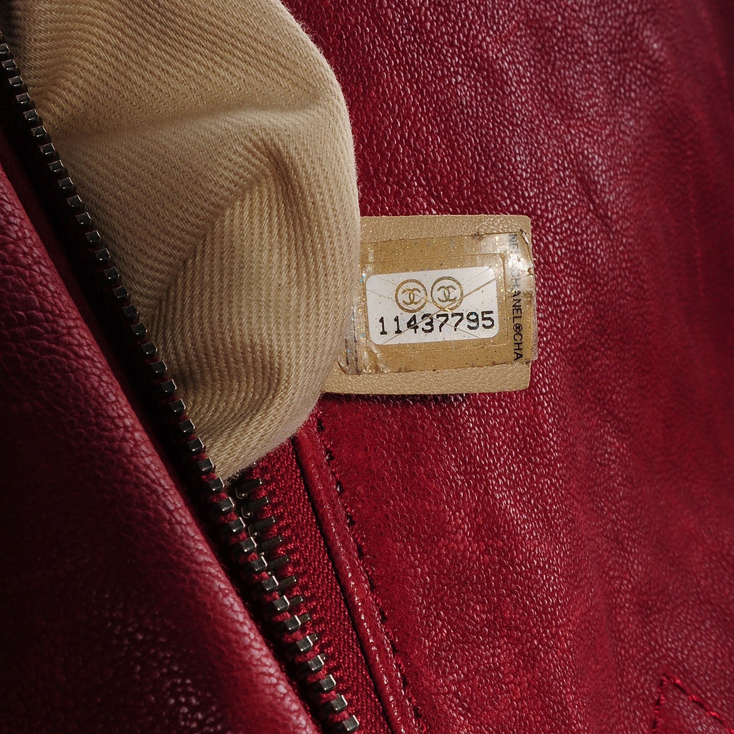Chanel Calfskin Vintage Traveler Bag Red 7 of 8
