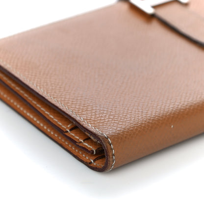 Hermes Epsom Bearn Gusset Wallet Gold 8 of 27