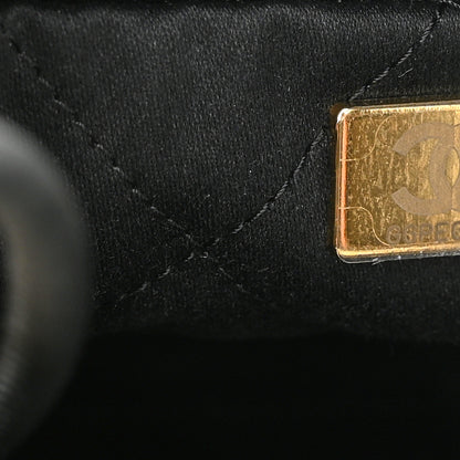 Chanel Shiny Crumpled Calfskin Quilted Pearl Mini Chanel 22 Black 7 of 10