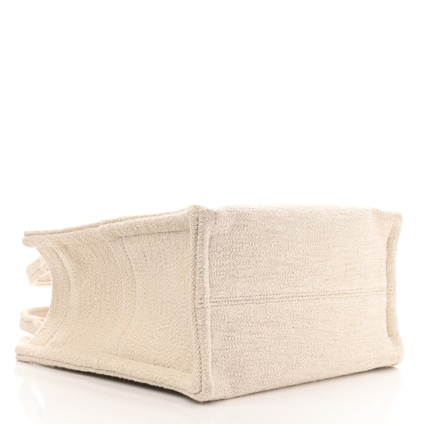 Canvas Small Cabas Thais Ecru Black