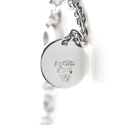 Bulgari Sterling Silver Ceramic Save The Children Pendant Necklace 5 of 5