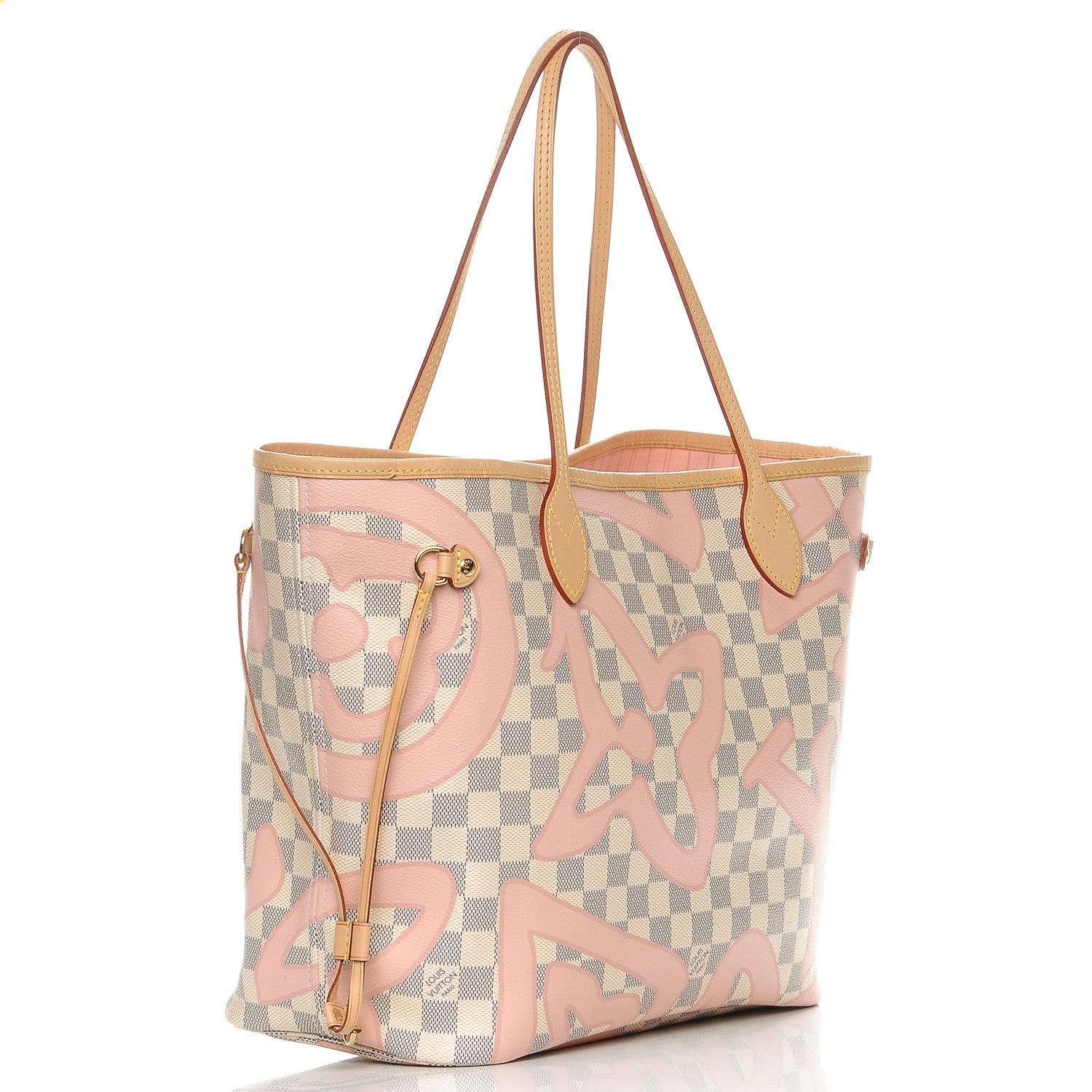 Louis Vuitton Damier Azur Tahitienne Neverfull MM 3 of 10