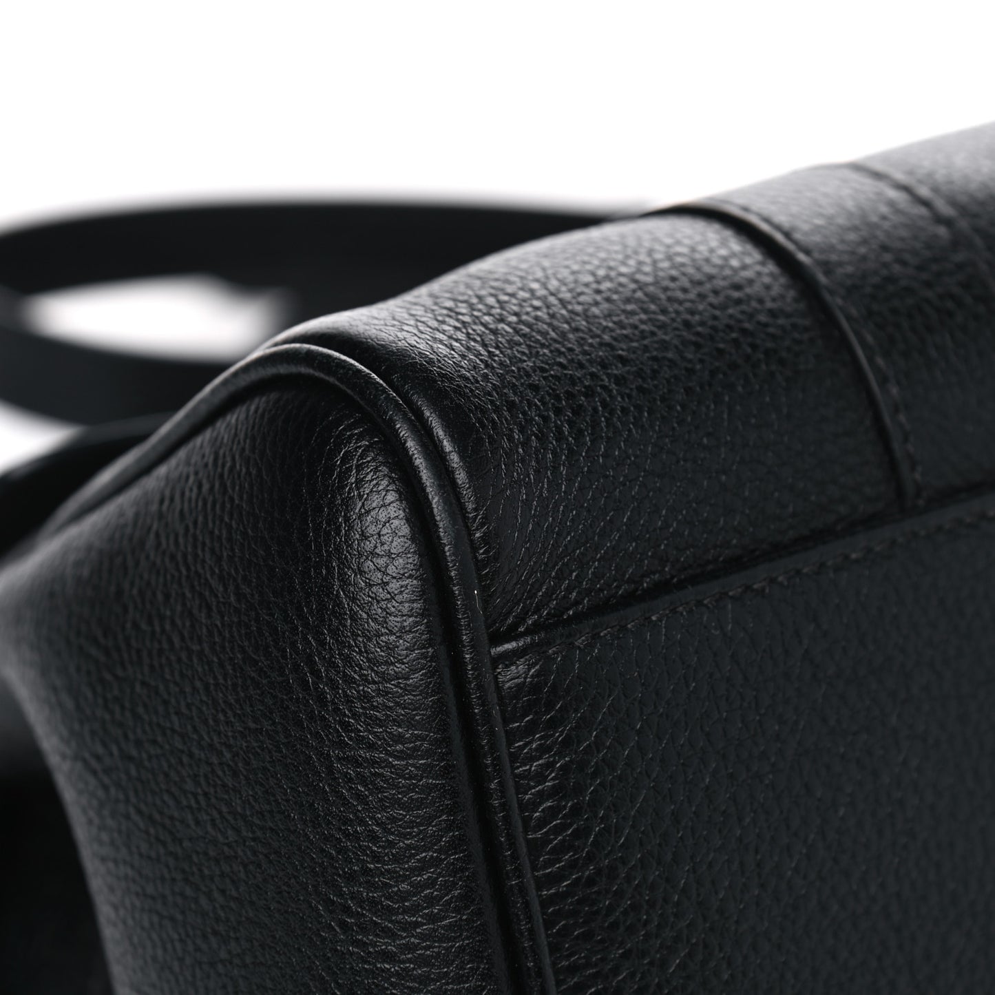 Natural Vegetable Tanned Small Bayswater Black