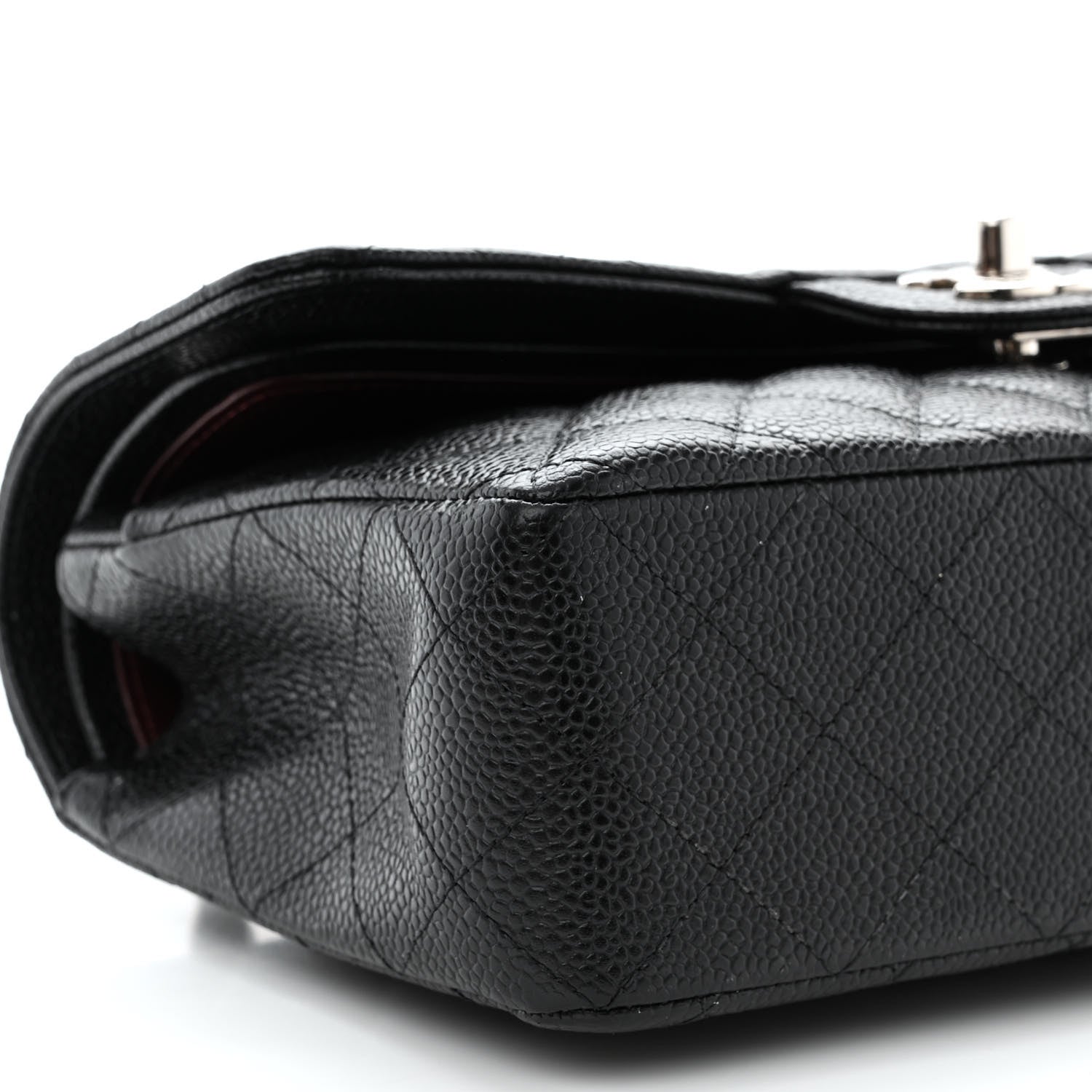 Chanel Caviar Quilted Small Double Flap Black 9 of 10