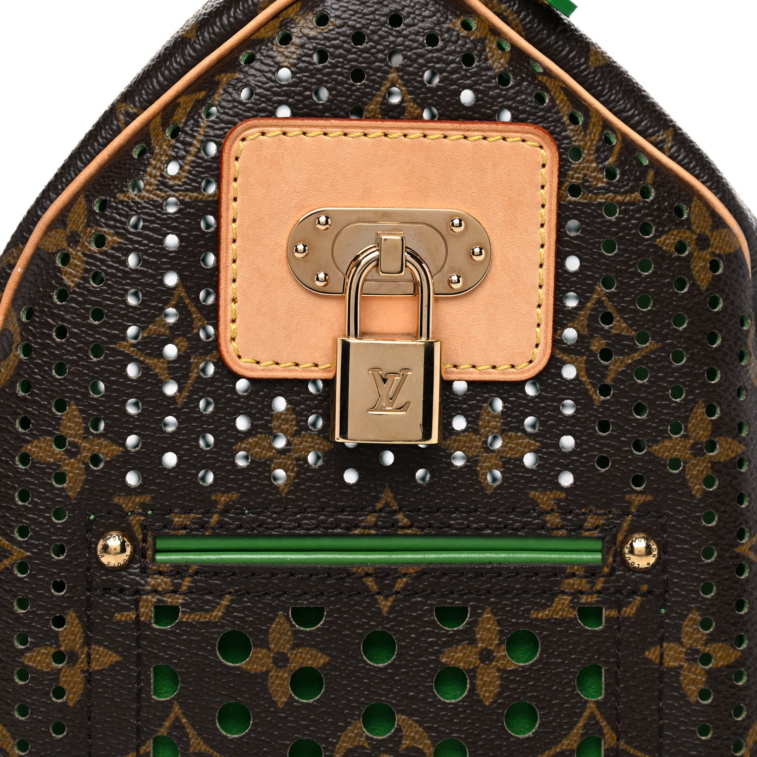 Louis Vuitton Monogram Perforated Speedy 30 Green 13 of 23