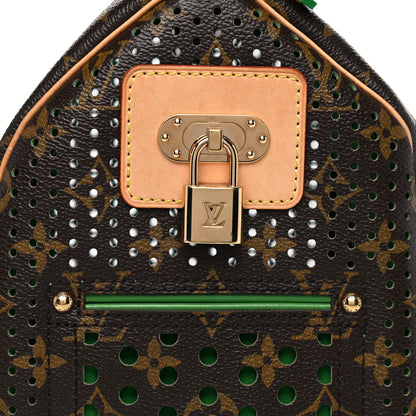Louis Vuitton Monogram Perforated Speedy 30 Green 13 of 23