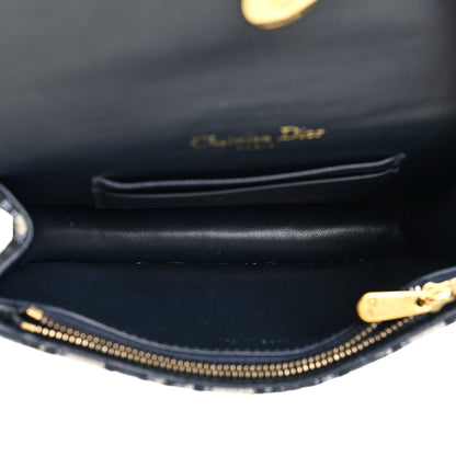 Christian Dior Oblique Saddle Belt Bag Blue 4 of 8