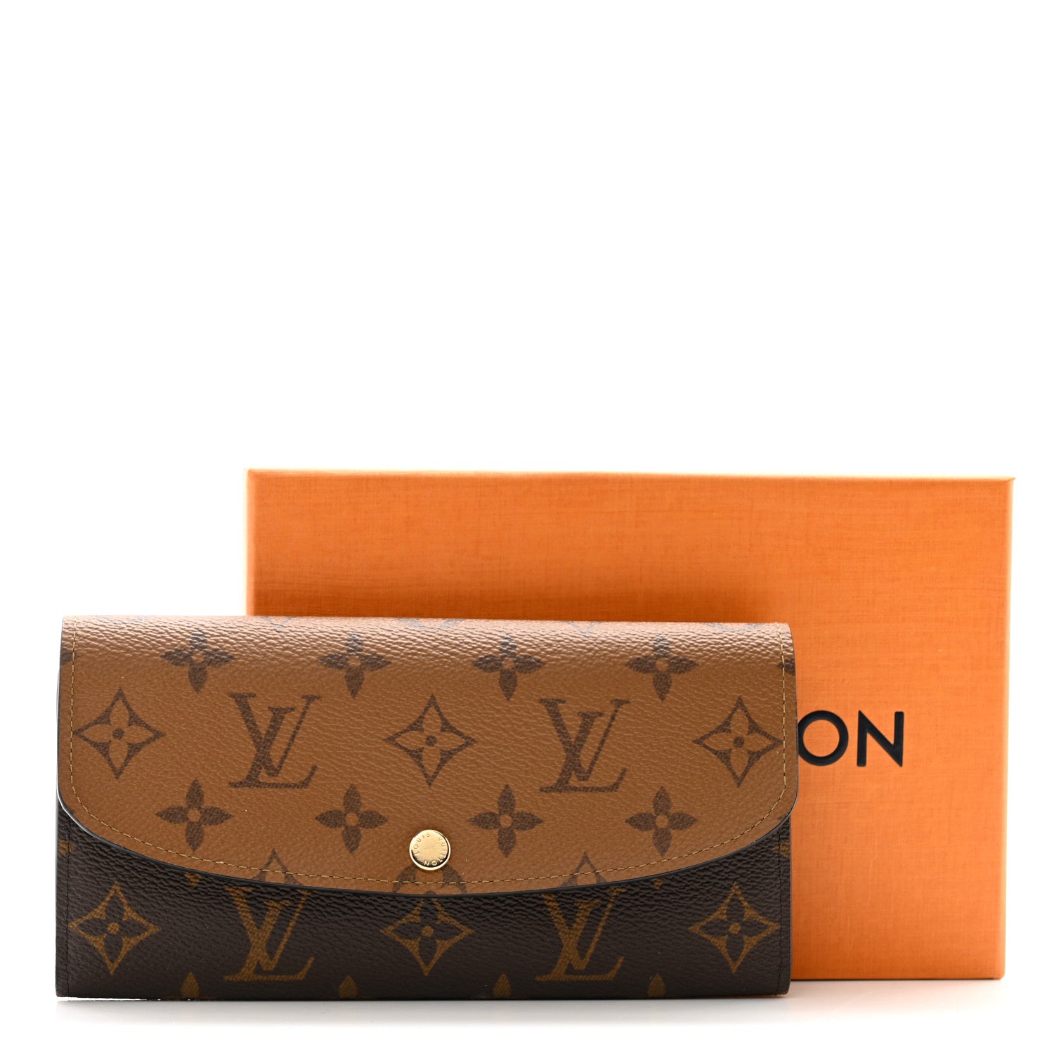 Louis Vuitton Reverse Monogram Emilie Wallet 8 of 8