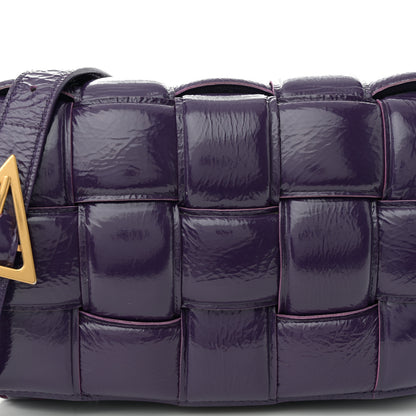 Bottega Veneta Textured Deerskin Maxi Intrecciato Padded Cassette Crossbody Bag Raisin 8 of 12