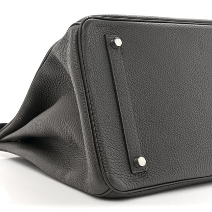 Hermes Togo Horseshoe Birkin 35 Graphite Vert Bengale 10 of 20