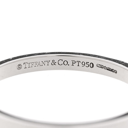 Tiffany Platinum Novo Band Ring 56 7.5 4 of 5
