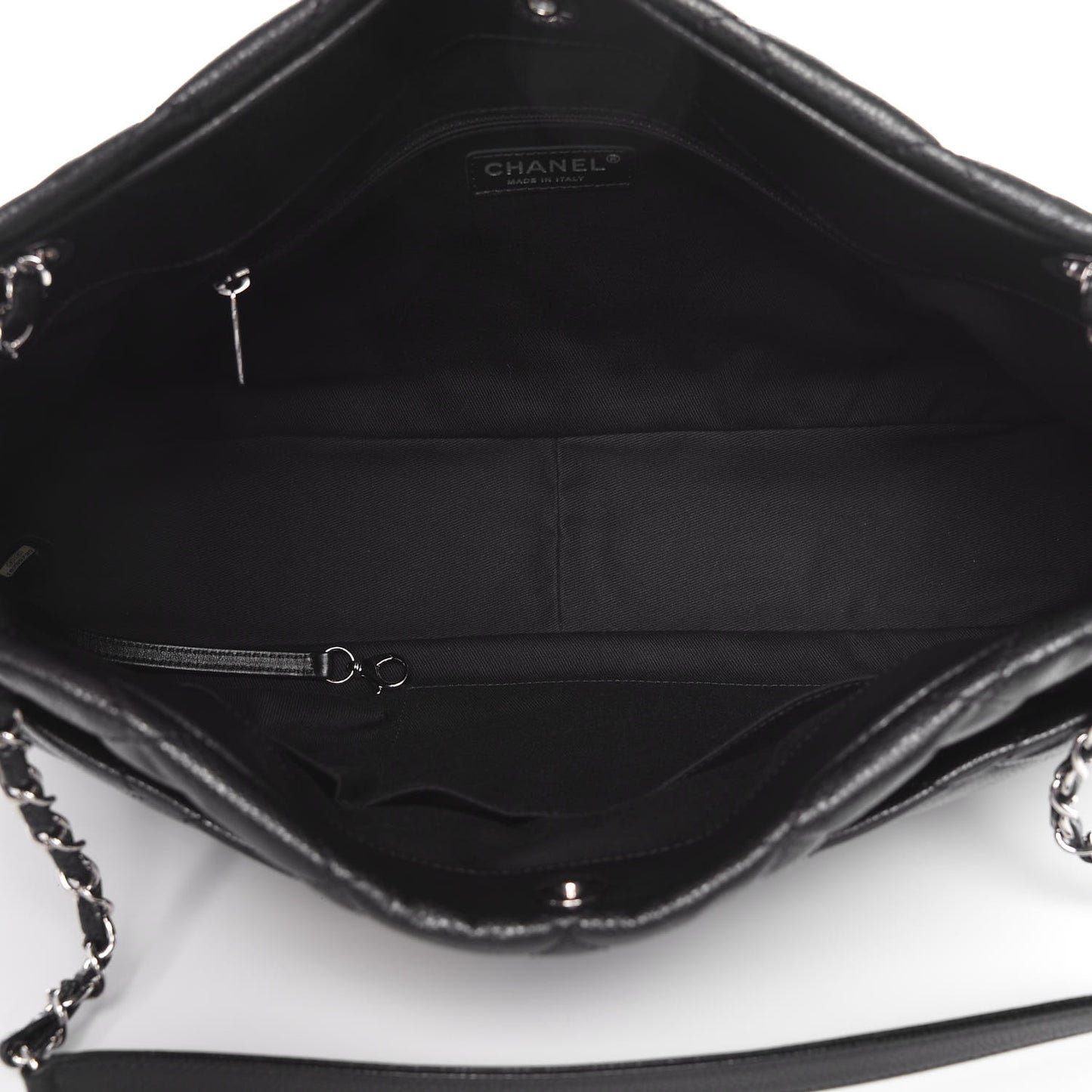 Caviar Quilted CC Timeless Soft Tote Black