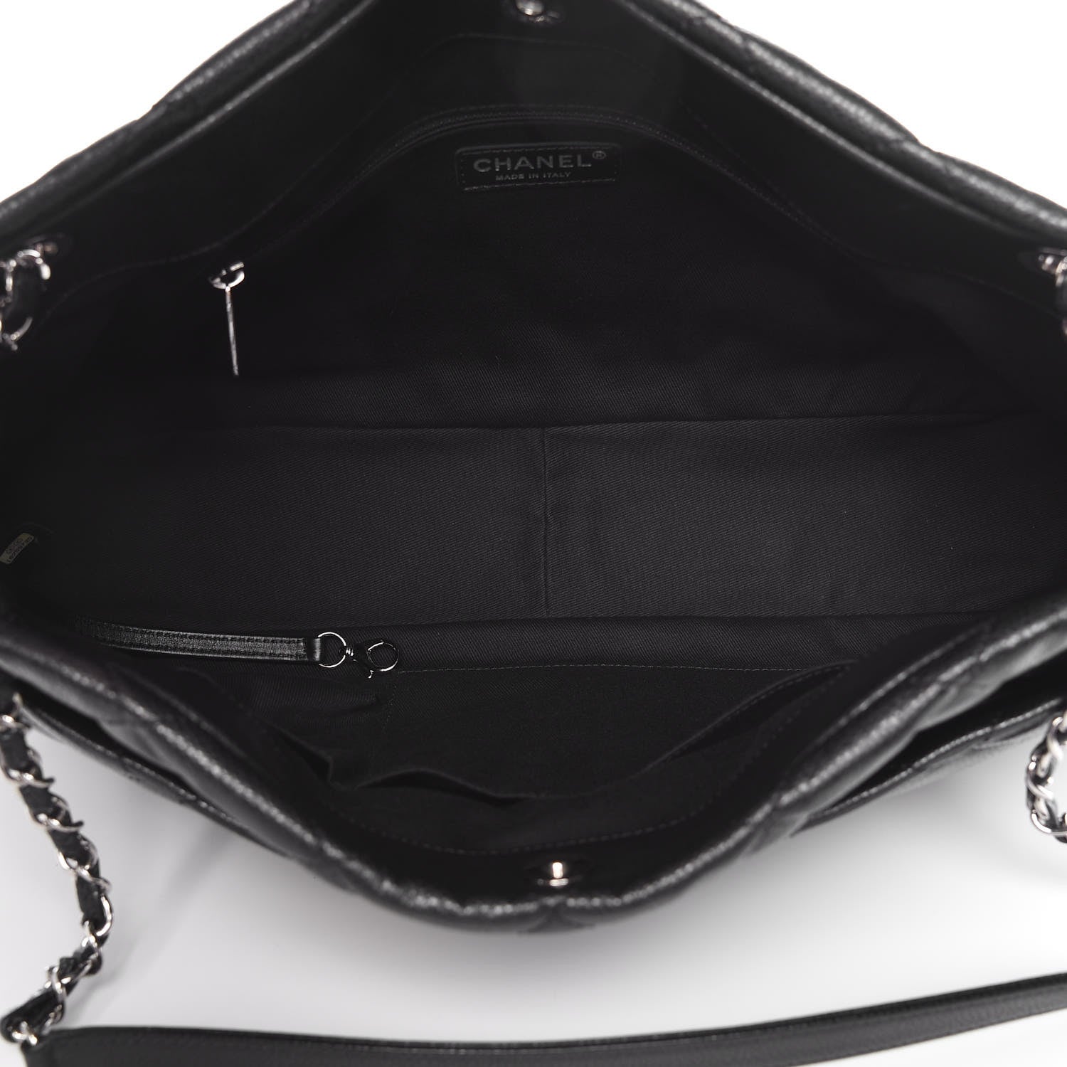 Chanel Caviar Quilted CC Timeless Soft Tote Black 5 of 11