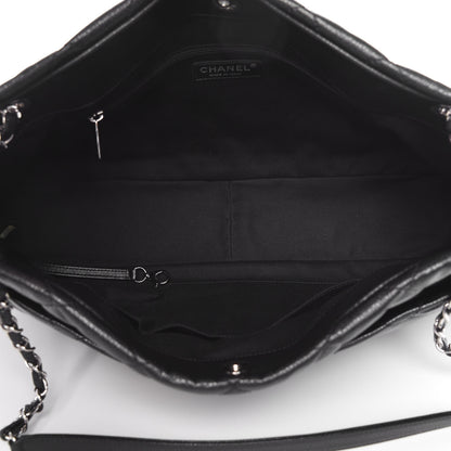 Chanel Caviar Quilted CC Timeless Soft Tote Black 5 of 11