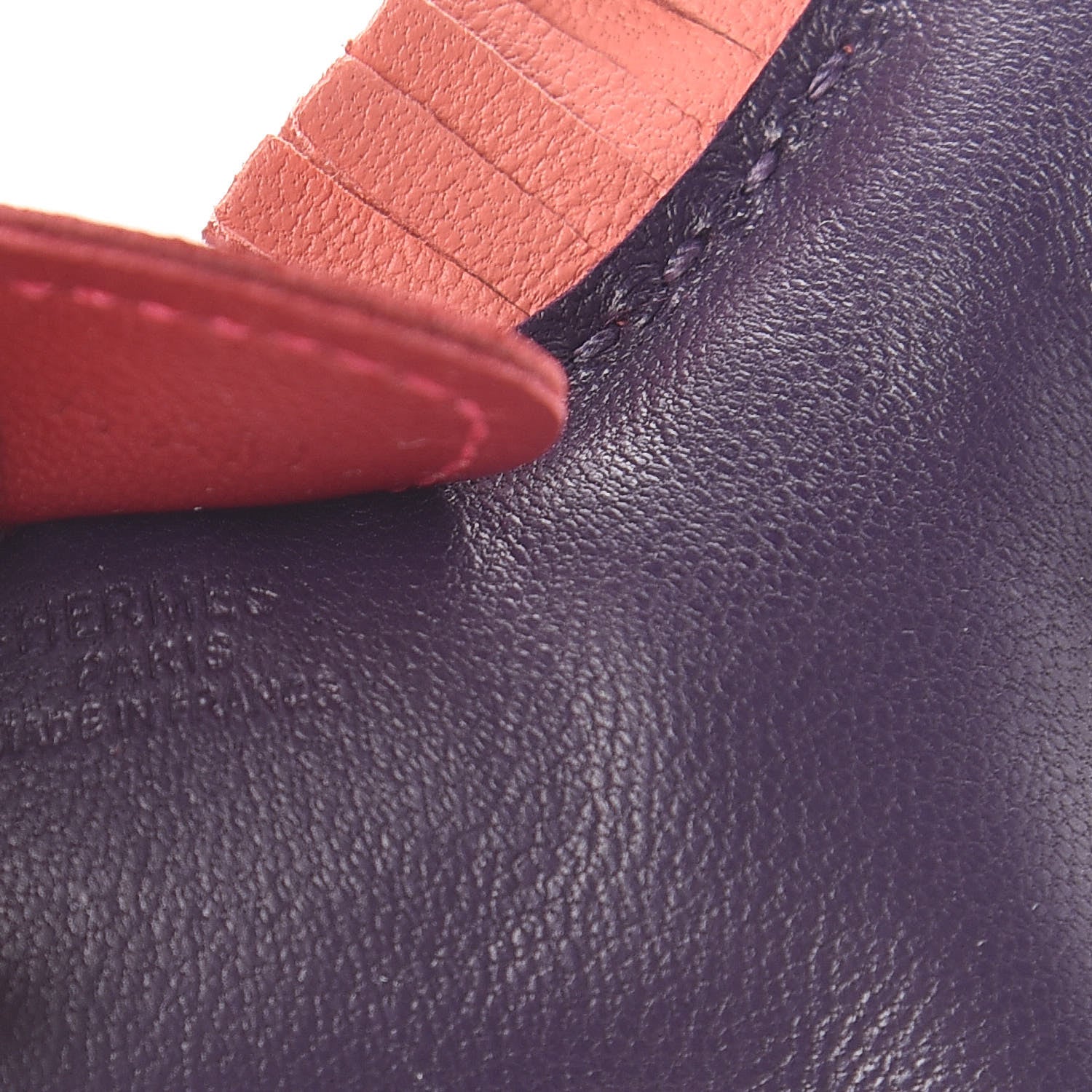 Hermes Milo Lambskin Grigri Rodeo Horse Bag Charm PM Raisin Flamingo Rouge Vif Argile 4 of 4