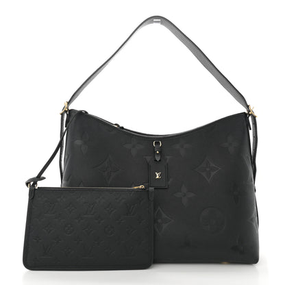 Louis Vuitton Empreinte Monogram Giant CarryAll MM Black 3 of 10