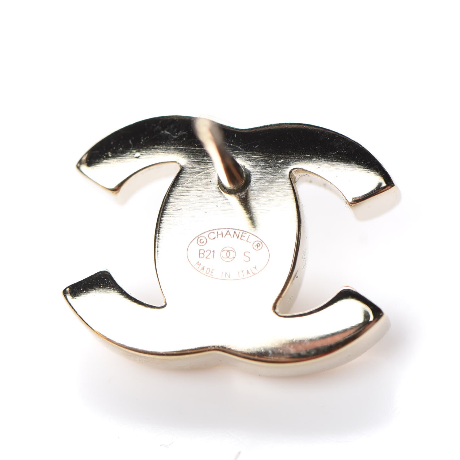 Chanel CC Turnlock Earrings Gold 4 of 5