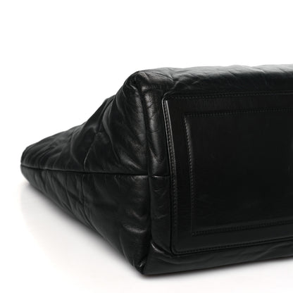 Chanel Lambskin Quilted Large Coco Cocoon Reversible Tote Black 9 of 10
