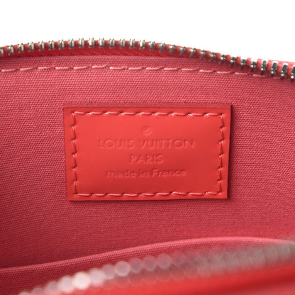 Louis Vuitton Vernis Rayures Alma BB Poppy 6 of 7