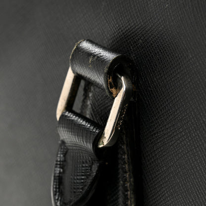 Prada Saffiano Travel Briefcase Black 14 of 14