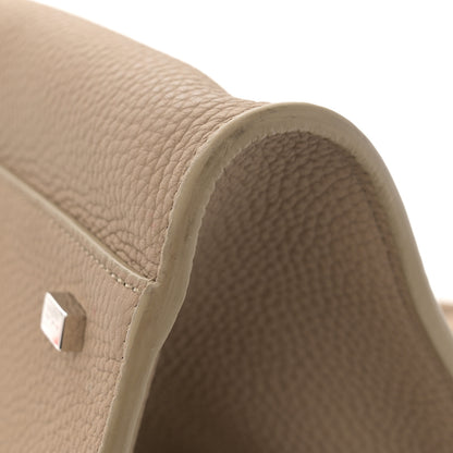 The Row Matte Grained Calfskin Soft Margaux 15 Dark Taupe 10 of 10