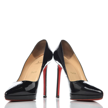 Christian Louboutin Patent Pigalle Plato 120 Pumps 40 Black 5 of 11