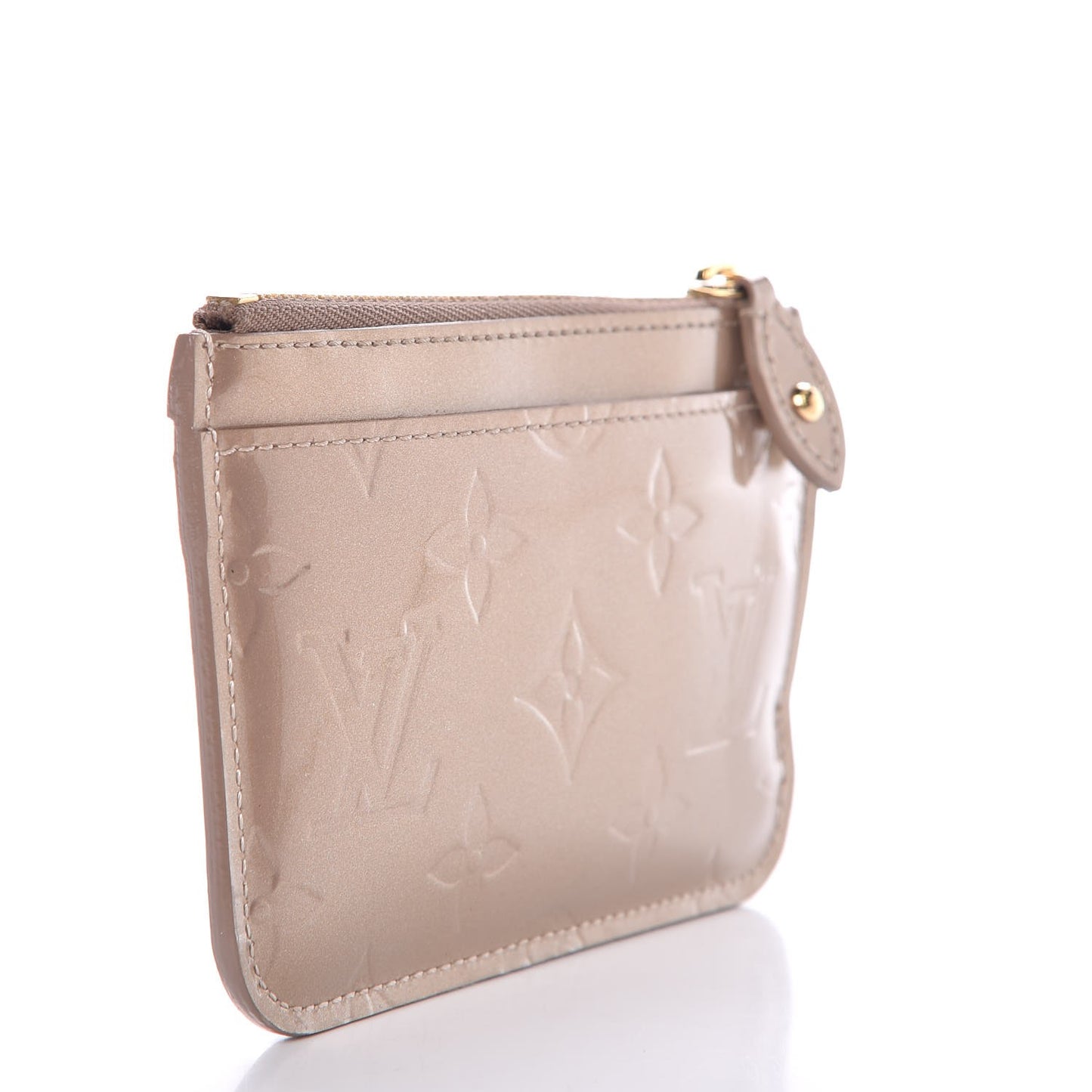 Vernis Key Pouch Beige Poudre