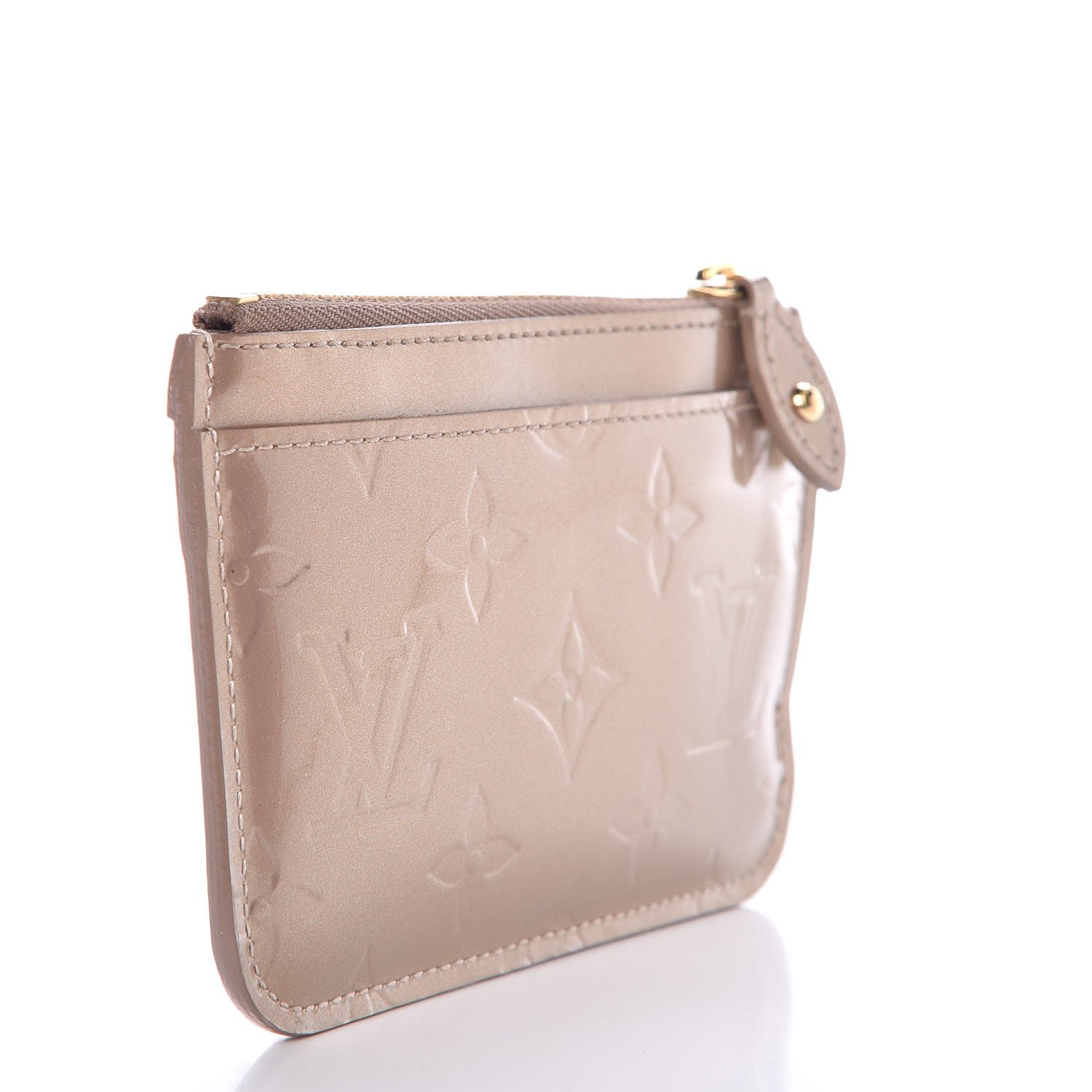 Louis Vuitton Vernis Key Pouch Beige Poudre 3 of 8