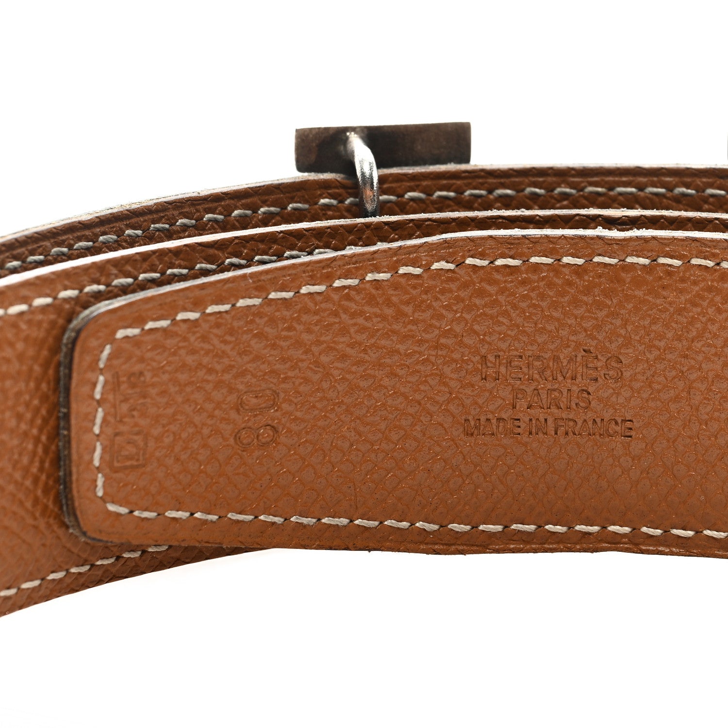 Hermes Swift Epsom 32mm H Belt Black Gold 3 of 3