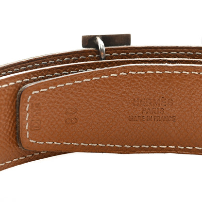 Hermes Swift Epsom 32mm H Belt Black Gold 3 of 3