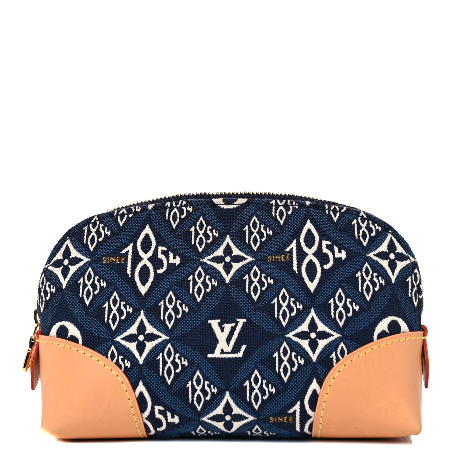 Louis Vuitton Jacquard Since 1854 Cosmetic Pouch PM Blue 1 of 14