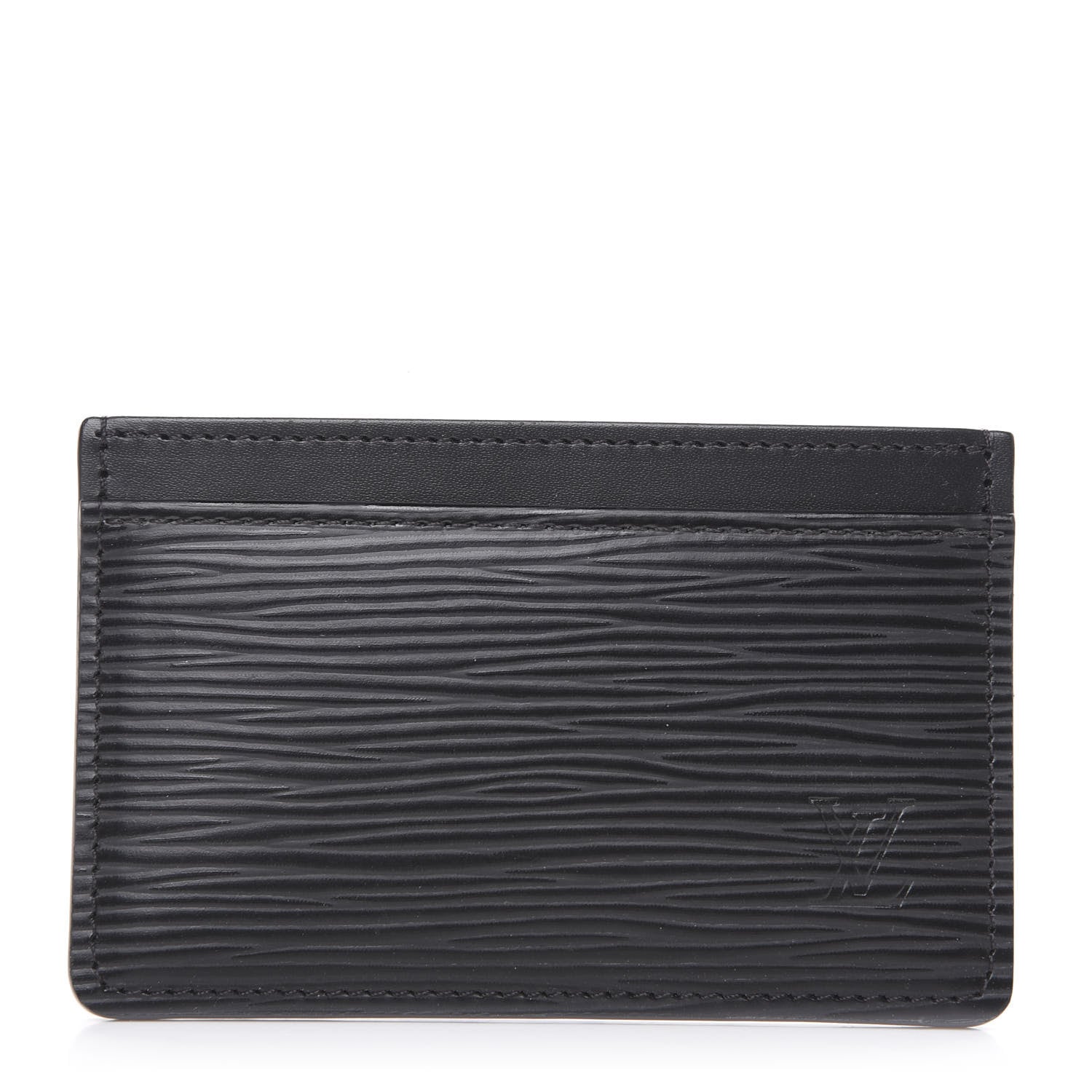 Louis Vuitton Epi Card Holder Black 1 of 7