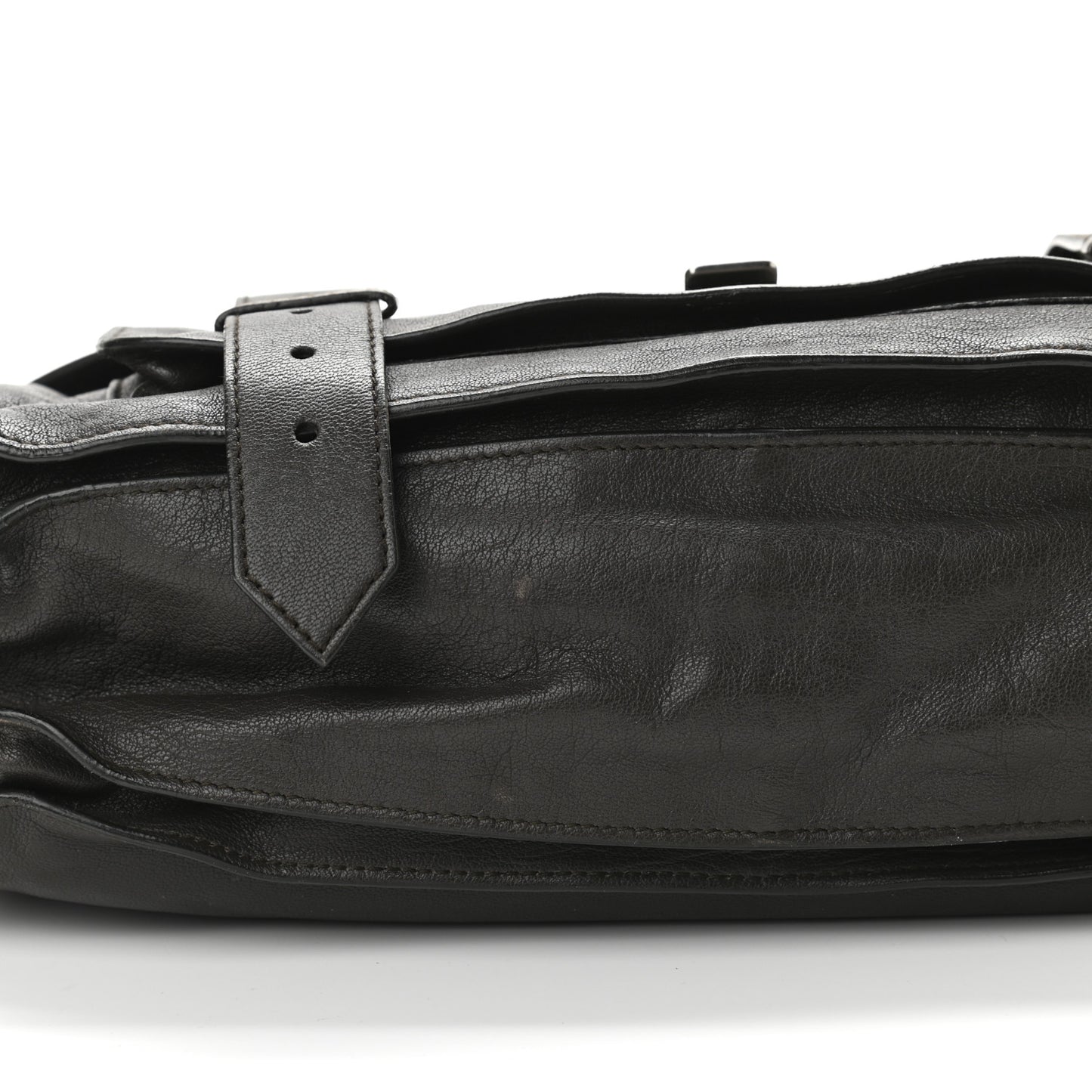 Lambskin Medium PS1 Satchel Dark Chocolate