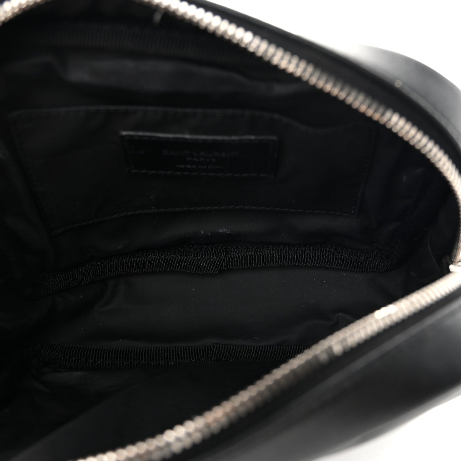 Saint Laurent Lambskin Y Quilted Monogram Loulou Cosmetic Case Black 5 of 9