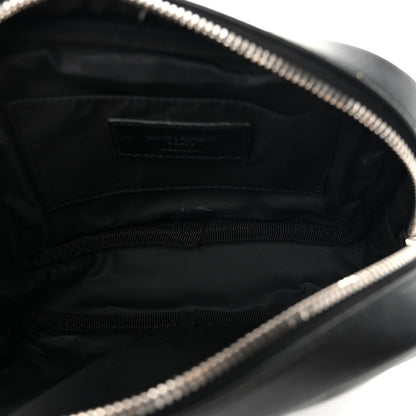Saint Laurent Lambskin Y Quilted Monogram Loulou Cosmetic Case Black 5 of 9