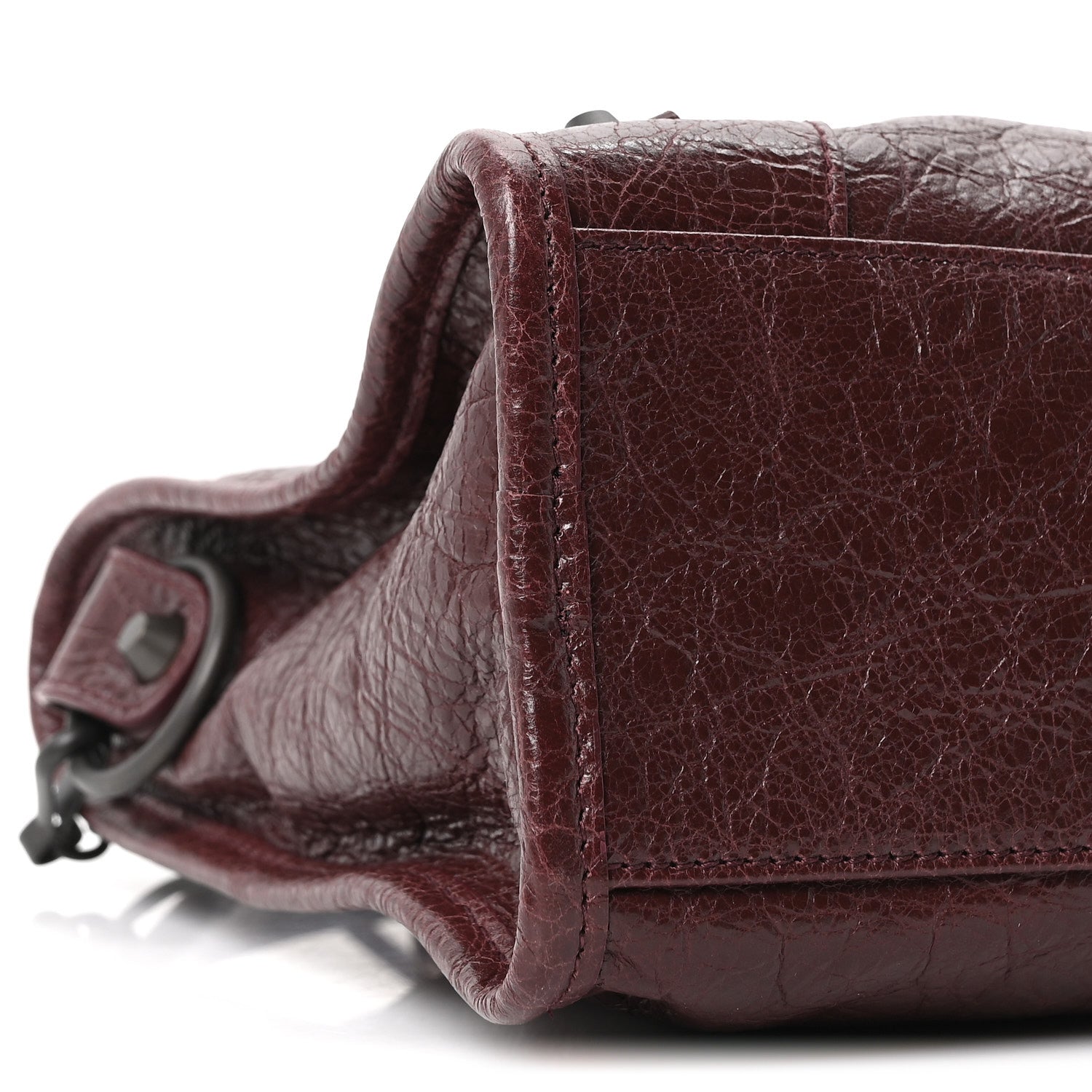 Balenciaga Agneau Arena Classic Hardware Small Le City Dark Burgundy 8 of 9